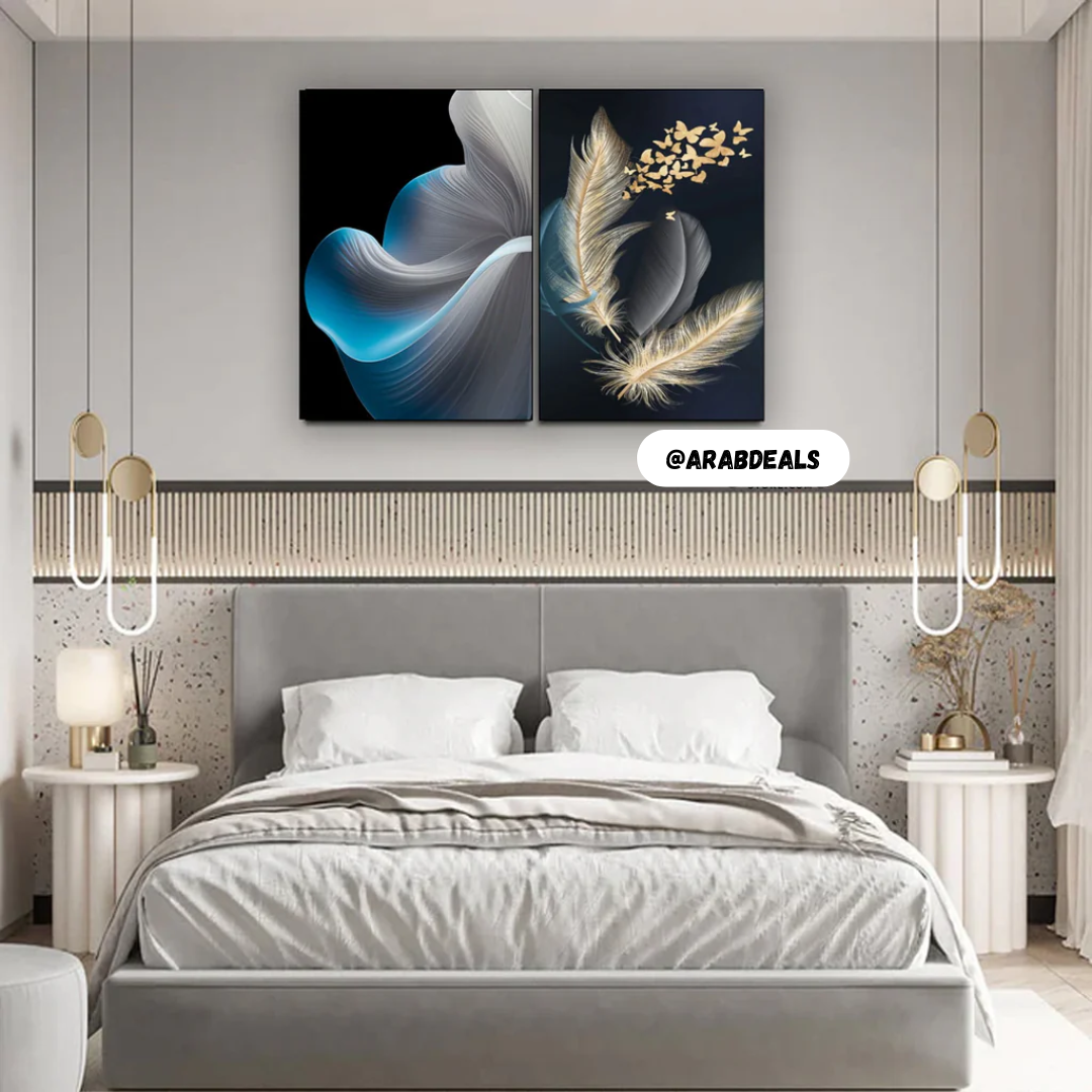 2 Pcs Wall Frame